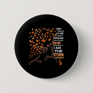 Bewustzijn bij vrouwen met leukemie ronde button 5,7 cm