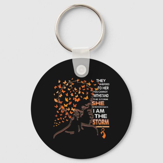 Bewustzijn bij vrouwen met leukemie sleutelhanger (Voorkant)