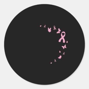 Bewustzijn borstkanker Religieus Christelijk K Ronde Sticker