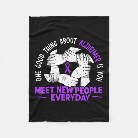 Bewustzijn Dementie Ondersteuning 3 Fleece Deken (Voorkant)