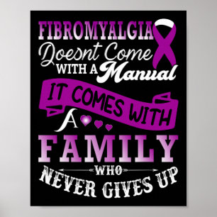 Bewustzijn Familie Paarse Lint Ondersteuning 1 Poster