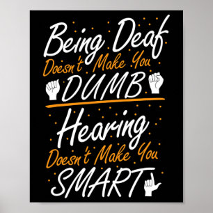 Bewustzijn gebarentaal - ASL Deaf Pride Poster