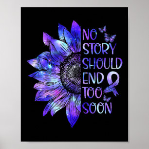 Bewustzijn Geen verhaal mag te snel eindigen Krijg Poster