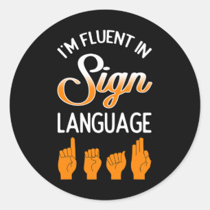 Bewustzijn Gehoorapparaat Implantaat Vloeiend Teke Ronde Sticker