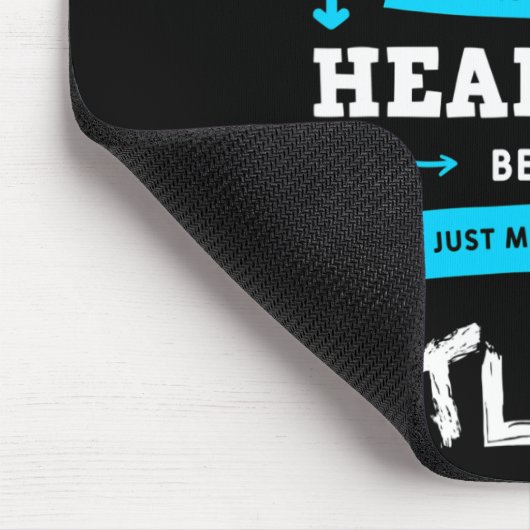 Bewustzijn hoortoestel implantaat ASL schreeuwen n Muismat (Hoek)