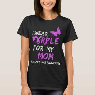 Bewustzijn Ik Draag Paarse Voor Mijn Mam 4 T-shirt