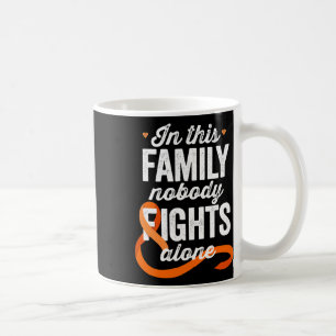 Bewustzijn in deze familie niemand vecht alleen koffiemok