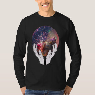 Bewustzijn Liefde Hart Brein Coherentie Bemiddelin T-shirt