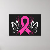 Bewustzijn Lint borstkankerbewustzijn Canvas Afdruk (Voorkant)