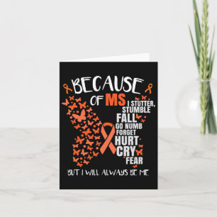 Bewustzijn Multiple Sclerosis Butterfly Kaart