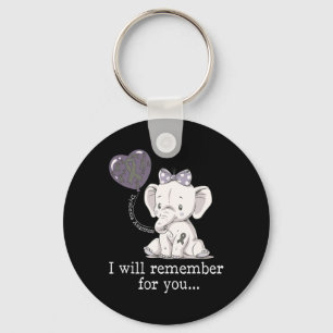Bewustzijn olifant sleutelhanger