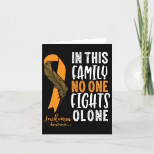Bewustzijn Oranje Ribbon Cancer Survivor Gift Kaart