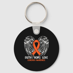Bewustzijn Oranje Survivor Ribbon Mannen Vrouwen W Sleutelhanger