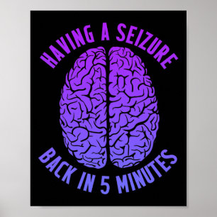 Bewustzijn over epilepsie Epileptische aanval Poster