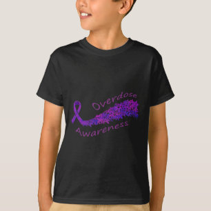 Bewustzijn Paarse lint vlinder geschenk T-shirt