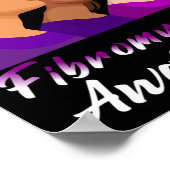 Bewustzijn Paarse Vrouwen Ondersteuning 1 Poster (Hoek)