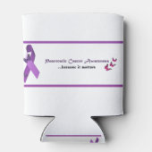 Bewustzijn van alvleesklierkanker blikjeskoeler (Achterkant)