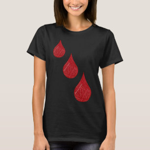 Bewustzijn van bloedkanker t-shirt