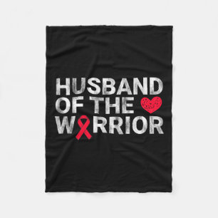 Bewustzijn van de Heart Warrior Heart Disease Fleece Deken