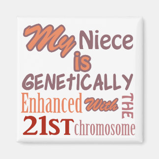 Bewustzijn van downsyndroom magneet