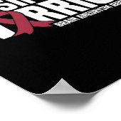 Bewustzijn van een Warrior Brain Aneurysm Poster (Hoek)