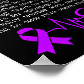 Bewustzijn van epilepsie bestrijden Maand van epil Poster (Hoek)