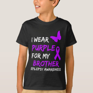 Bewustzijn van epilepsie Ik Draag Paarse voor mijn T-shirt