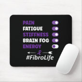 Bewustzijn van fibromyalgie muismat (Met muis)