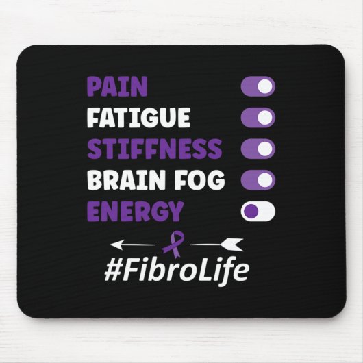 Bewustzijn van fibromyalgie muismat (Voorkant)