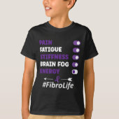 Bewustzijn van fibromyalgie t-shirt (Voorkant)
