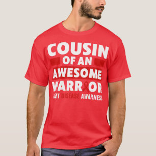 Bewustzijn van hartziekte Neef van een krijger T-shirt