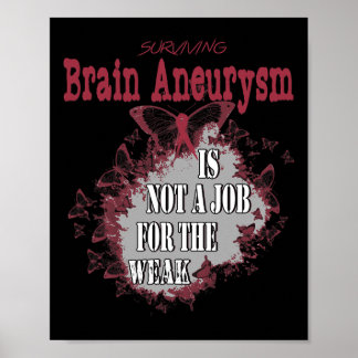 Bewustzijn van hersenaneurysma 1 poster