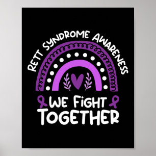 Bewustzijn van het RETT-syndroom Poster