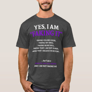 Bewustzijn van huiselijk geweld Ik doe alsof T-shirt
