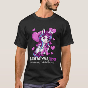Bewustzijn van migraine en hoofdpijn t-shirt