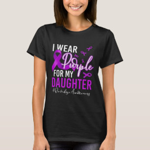 Bewustzijn van overdosering Ik Draag Paarse voor m T-shirt
