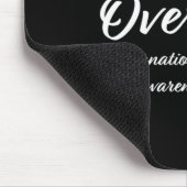 Bewustzijn van overdosering Maand Muismat (Hoek)