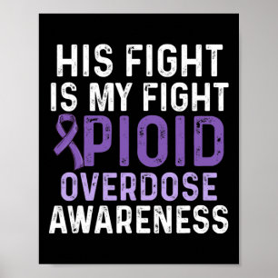 Bewustzijn van overdosering met opioïden Overleven Poster