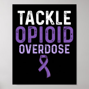 Bewustzijn van overdosering met opioïden Overleven Poster