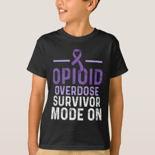 Bewustzijn van overdosering met opioïden Overleven T-shirt