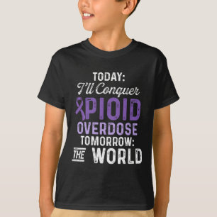 Bewustzijn van overdosering met opioïden Overleven T-shirt