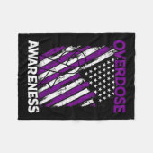 Bewustzijn van overdosering opioïden in Amerikaans Fleece Deken (Voorkant (Horizontaal))