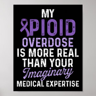 Bewustzijn van overdosering opioïden Overlevende s Poster