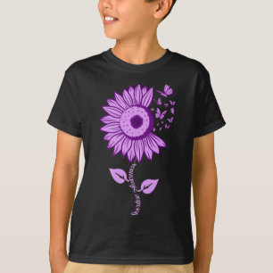 Bewustzijn van overdosering Paarse lint Geneesmidd T-shirt
