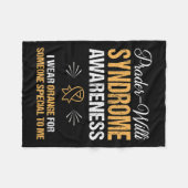 Bewustzijn van syndroom fleece deken (Voorkant (Horizontaal))