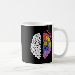 Bewustzijn voor geestelijke gezondheid van de hers koffiemok