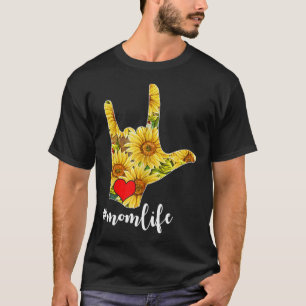 Bewustzijn Vraag Gebarentaal Zonnebloem Ik hou van T-shirt