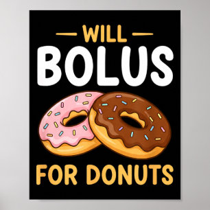 Bewustzijn zal Bolus voor Donuts, Diabetes (t1d) B Poster