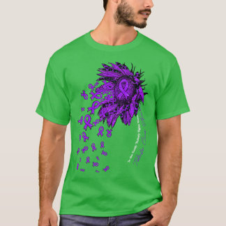 Bewustzijn zonnebloem niemand vecht alleen 1 t-shirt
