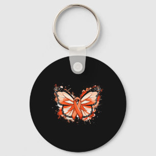Bewustzijnsgeschenken Oranje lintvlinder Sleutelhanger